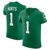 jalen hurts philadelphia eagles nike 2nd alternate vapor fuse elite jersey kelly green clowdercats q40qx.jpg