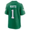 jalen hurts philadelphia eagles nike alternate game player jersey kelly green clowdercats iymsw.jpg