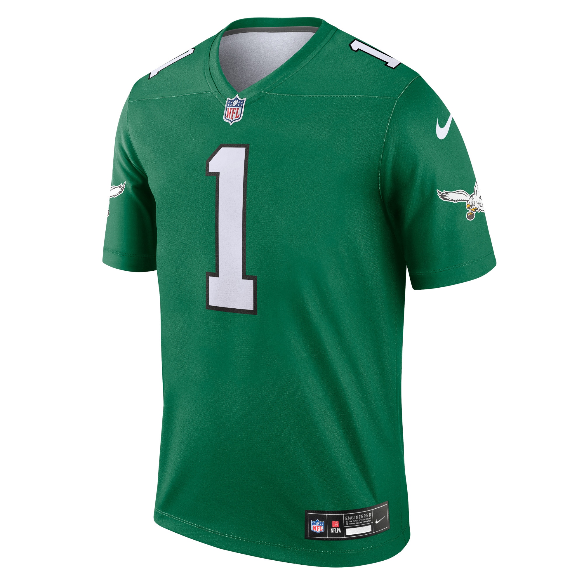 jalen hurts philadelphia eagles nike legend player performance top kelly green clowdercats yknbt.jpg