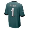 jalen hurts philadelphia eagles nike player jersey midnight green clowdercats spspa.jpg