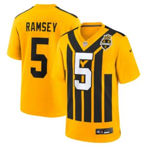jalen ramsey pittsburgh steelers nike alternate 1933 throwback game jersey gold clowdercats gogya.jpg