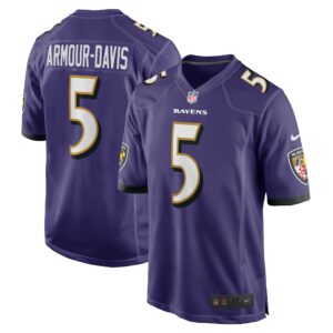 jalyn armour davis baltimore ravens nike game player jersey purple clowdercats pewzh.jpg