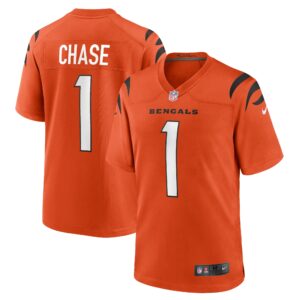 jamarr chase cincinnati bengals nike alternate game jersey orange clowdercats eznk0.jpg