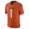 jamarr chase cincinnati bengals nike vapor fuse limited jersey orange clowdercats lfgel.png