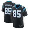 james mitchell carolina panthers nike team game jersey black clowdercats xn3ye.jpg