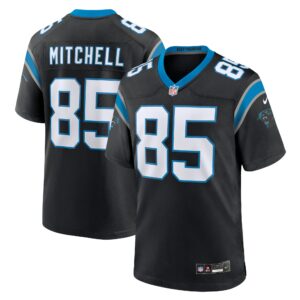 james mitchell carolina panthers nike team game jersey black clowdercats xn3ye.jpg