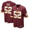 jamin davis washington football team nike game jersey burgundy clowdercats glxdy.jpg