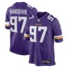 javon hargrave minnesota vikings nike team game jersey purple clowdercats l4l8i.jpg