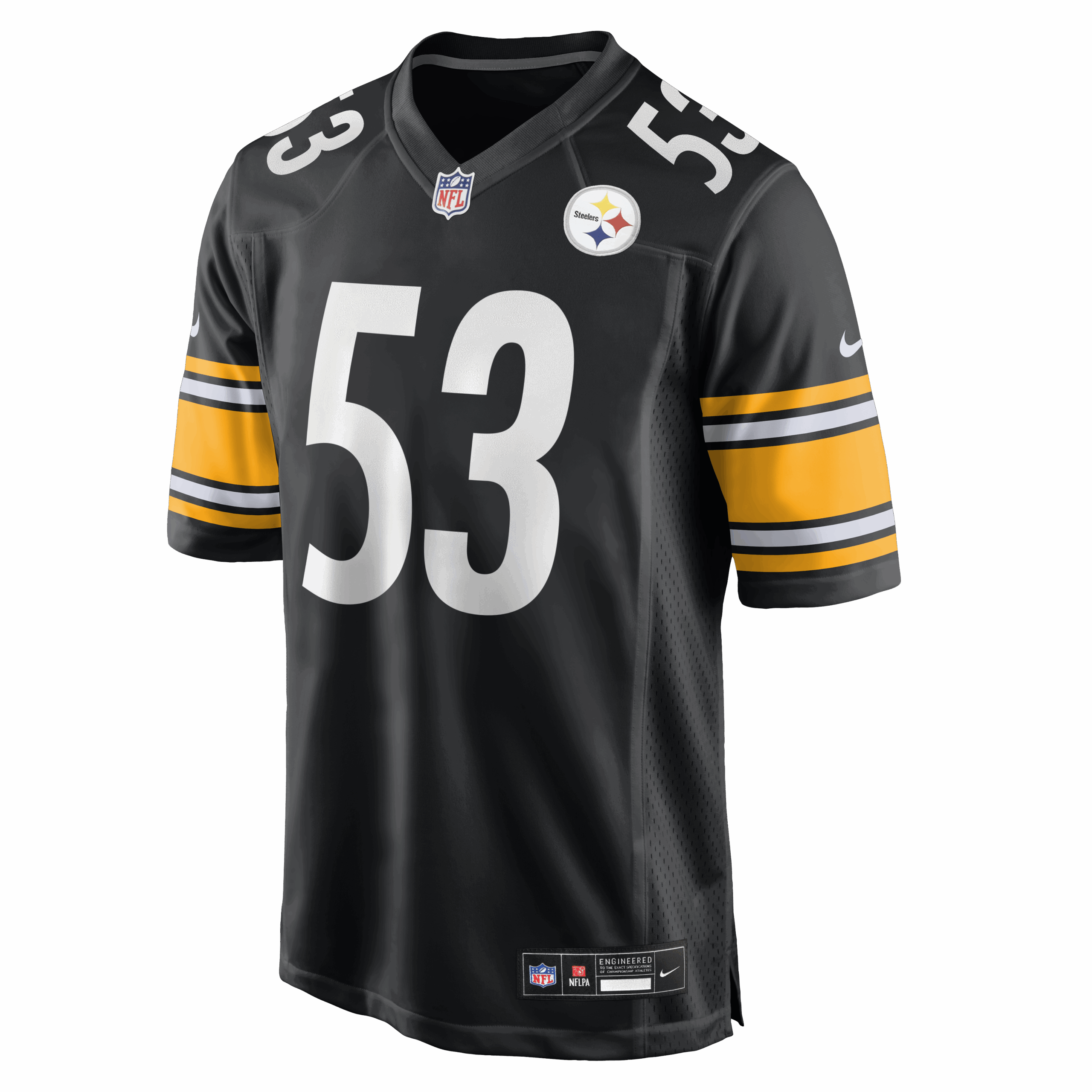 jawhaun bentley pittsburgh steelers nike team game jersey black clowdercats pqycj.png
