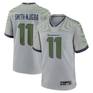 jaxon smith njigba seattle seahawks nike 2025 rivalries collection game jersey wolf gray clowdercats ygfnq.jpg