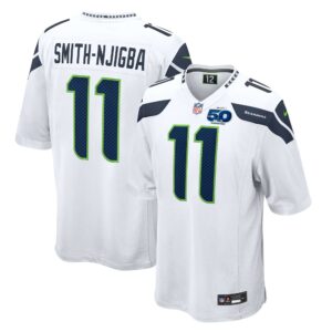 jaxon smith njigba seattle seahawks nike 50th season game jersey white clowdercats lvvef.jpg
