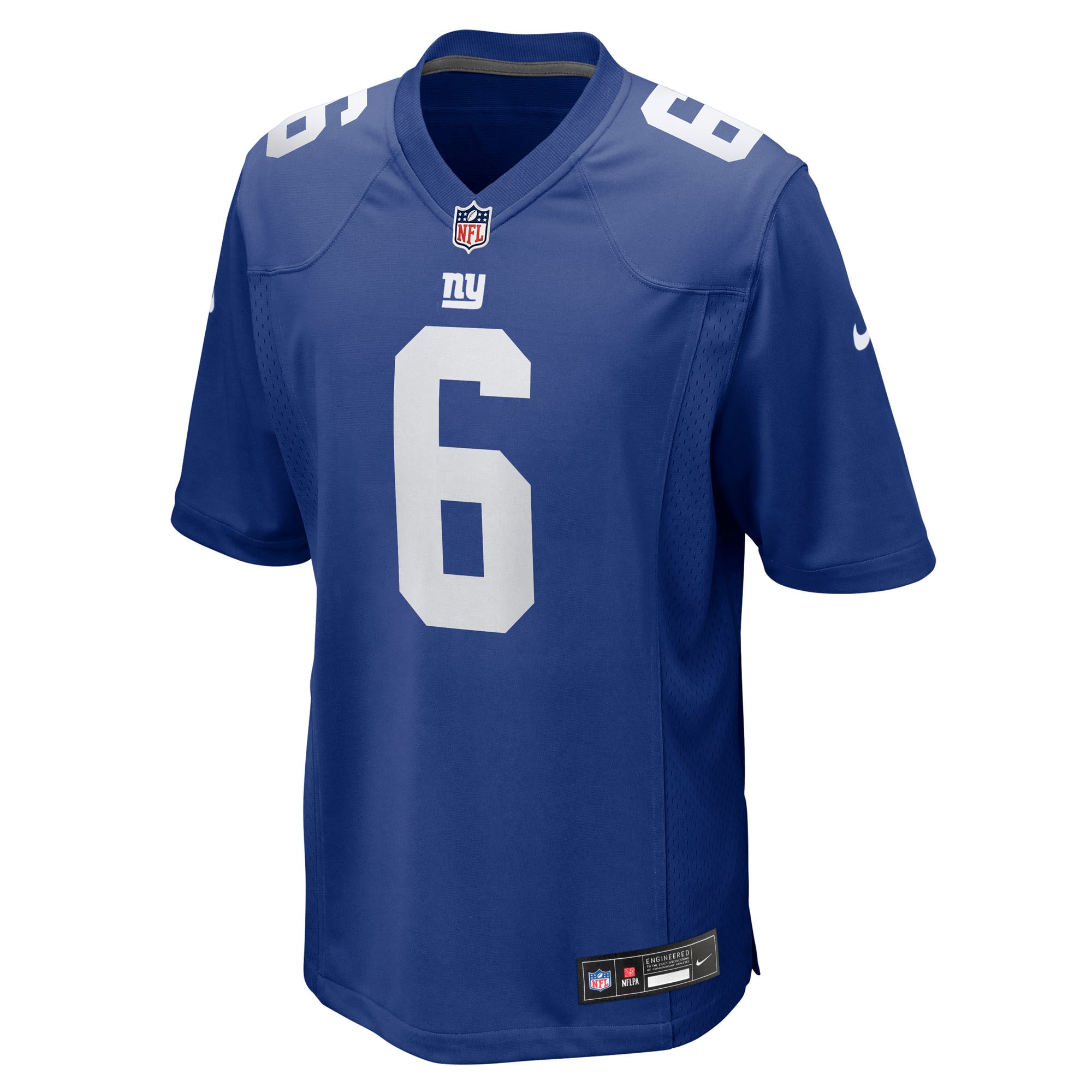 jaxson dart new york giants nike 2025 nfl draft first round pick game jersey royal clowdercats kbbrz.jpg