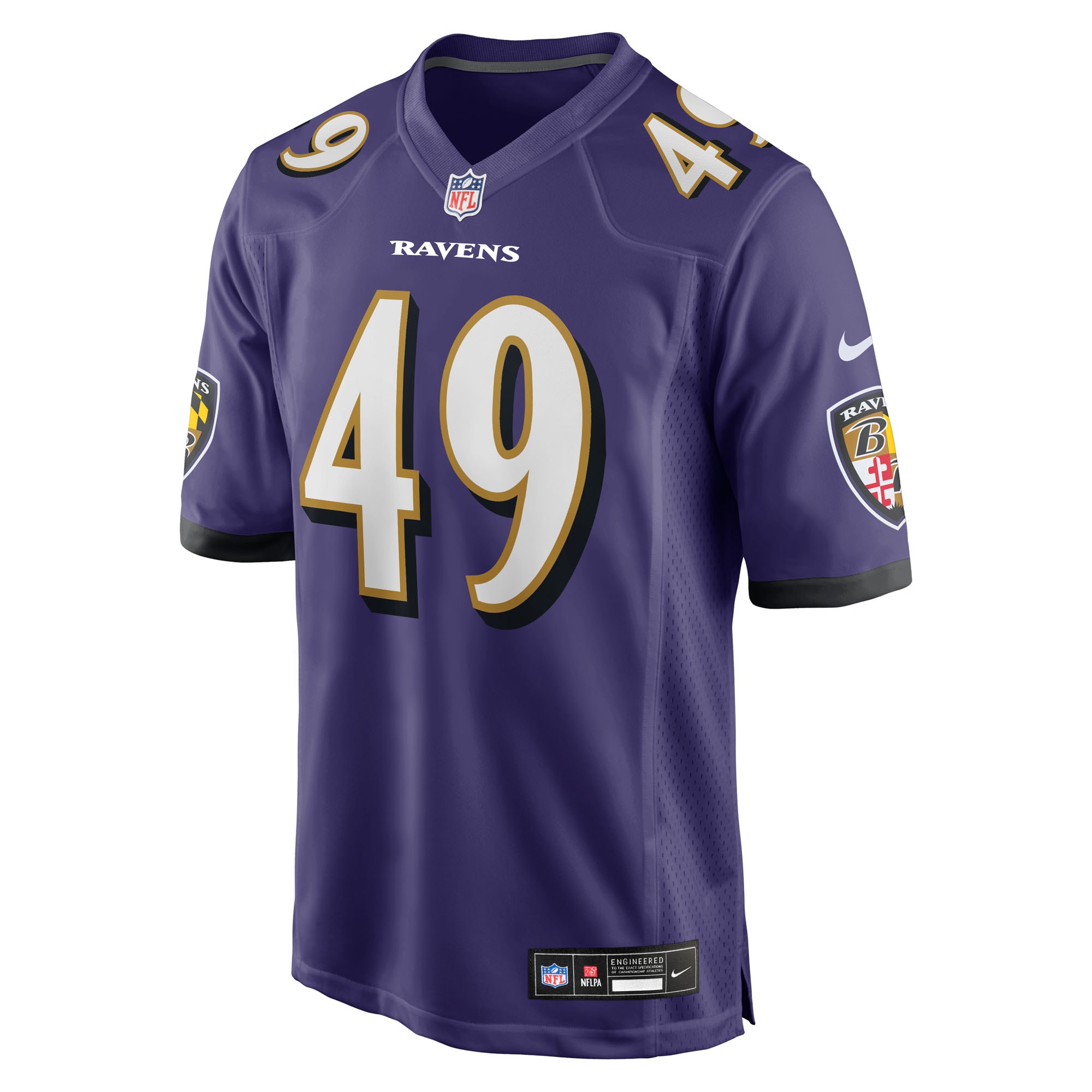 jay higgins iv baltimore ravens nike team game jersey purple clowdercats ekla1.jpg