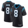 jaycee horn carolina panthers nike game jersey black clowdercats jnmdj.jpg