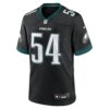 jeremiah trotter jr philadelphia eagles nike alternate game jersey black clowdercats brwqi.jpg