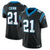 jeremy chinn carolina panthers nike vapor fuse limited jersey black clowdercats yc60s.jpg