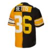jerome bettis pittsburgh steelers mitchell ness 1996 split legacy replica jersey blackgold clowdercats utory.jpg