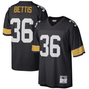 jerome bettis pittsburgh steelers mitchell ness big tall 1996 retired player replica jersey black clowdercats jozxj.jpg