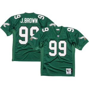 jerome brown philadelphia eagles mitchell ness 1991 authentic jersey kelly green clowdercats xvht8.jpg