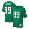 jerome brown philadelphia eagles mitchell ness big tall 1990 retired player replica jersey kelly green clowdercats glydt.jpg