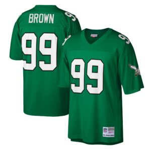jerome brown philadelphia eagles mitchell ness legacy replica jersey kelly green clowdercats ndb8u.jpg