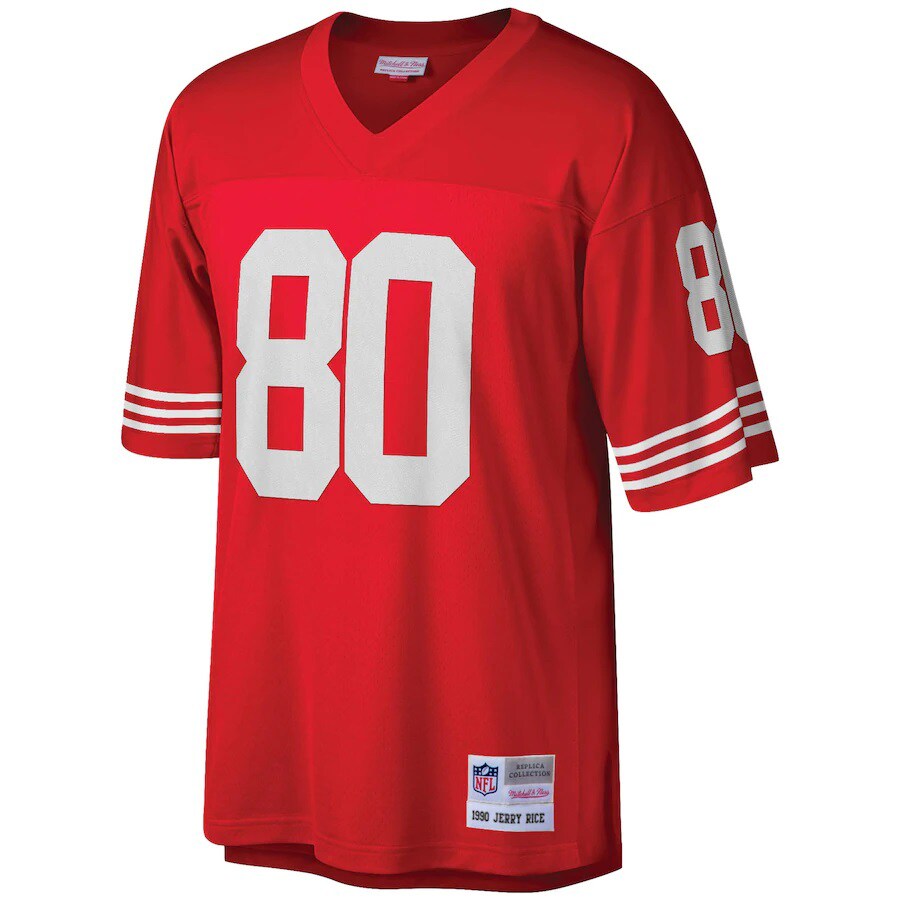 jerry rice san francisco 49ers mitchell ness big tall 1990 retired player replica jersey scarlet clowdercats 5lbey.jpg
