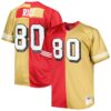 jerry rice san francisco 49ers mitchell ness big tall split legacy retired player replica jersey scarletgold clowdercats nxfsj.jpg