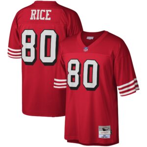 jerry rice san francisco 49ers mitchell ness legacy replica jersey scarlet clowdercats fvcm9.jpg