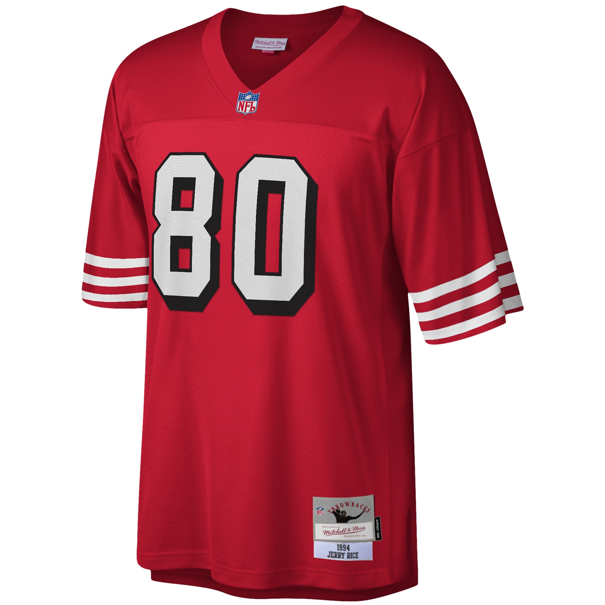 jerry rice san francisco 49ers mitchell ness legacy replica jersey scarlet clowdercats wldtr.jpg