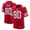 jerry rice san francisco 49ers nike retired game player jersey scarlet clowdercats qbglz.jpg