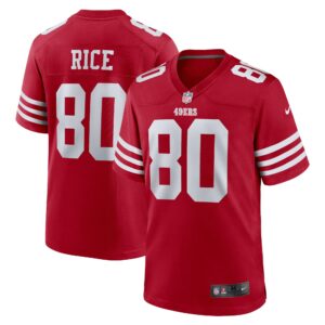 jerry rice san francisco 49ers nike retired game player jersey scarlet clowdercats qbglz.jpg