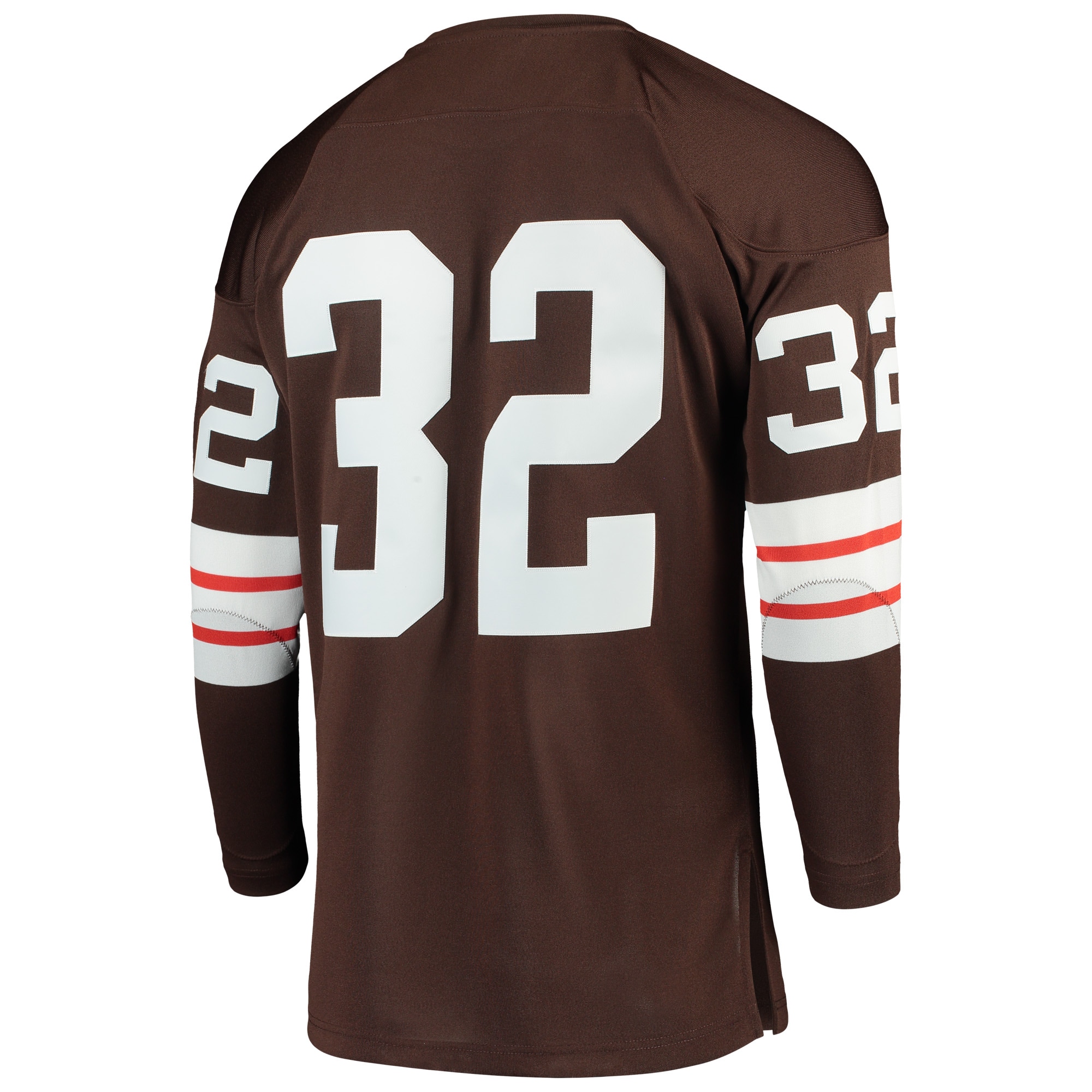 jim brown cleveland browns 1964 mitchell ness authentic throwback retired player jersey brown clowdercats gxzhk.jpg