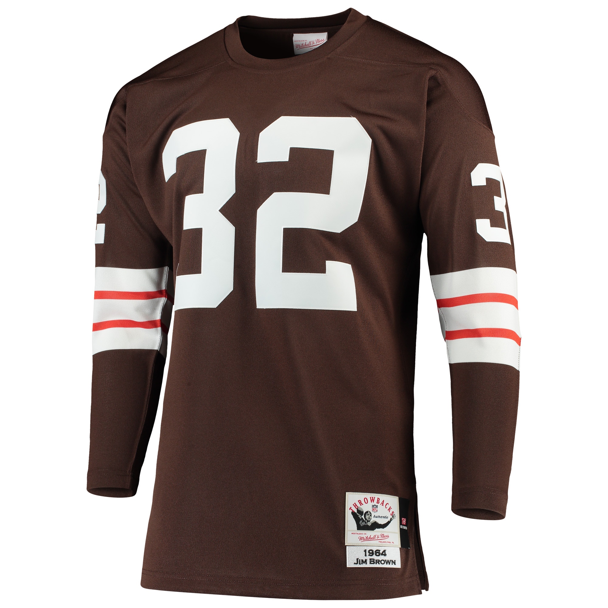 jim brown cleveland browns 1964 mitchell ness authentic throwback retired player jersey brown clowdercats oqdty.jpg