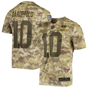 jimmy garoppolo san francisco 49ers nike salute to service limited player jersey camo clowdercats m0ncw.jpg