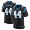 jj jansen carolina panthers nike team game jersey black clowdercats b9h6b.jpg