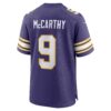 jj mccarthy minnesota vikings nike 2nd alternate player game jersey purple clowdercats tzae6.jpg