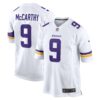 jj mccarthy minnesota vikings nike game jersey white clowdercats pymjc.jpg