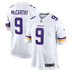 jj mccarthy minnesota vikings nike game jersey white clowdercats pymjc.jpg