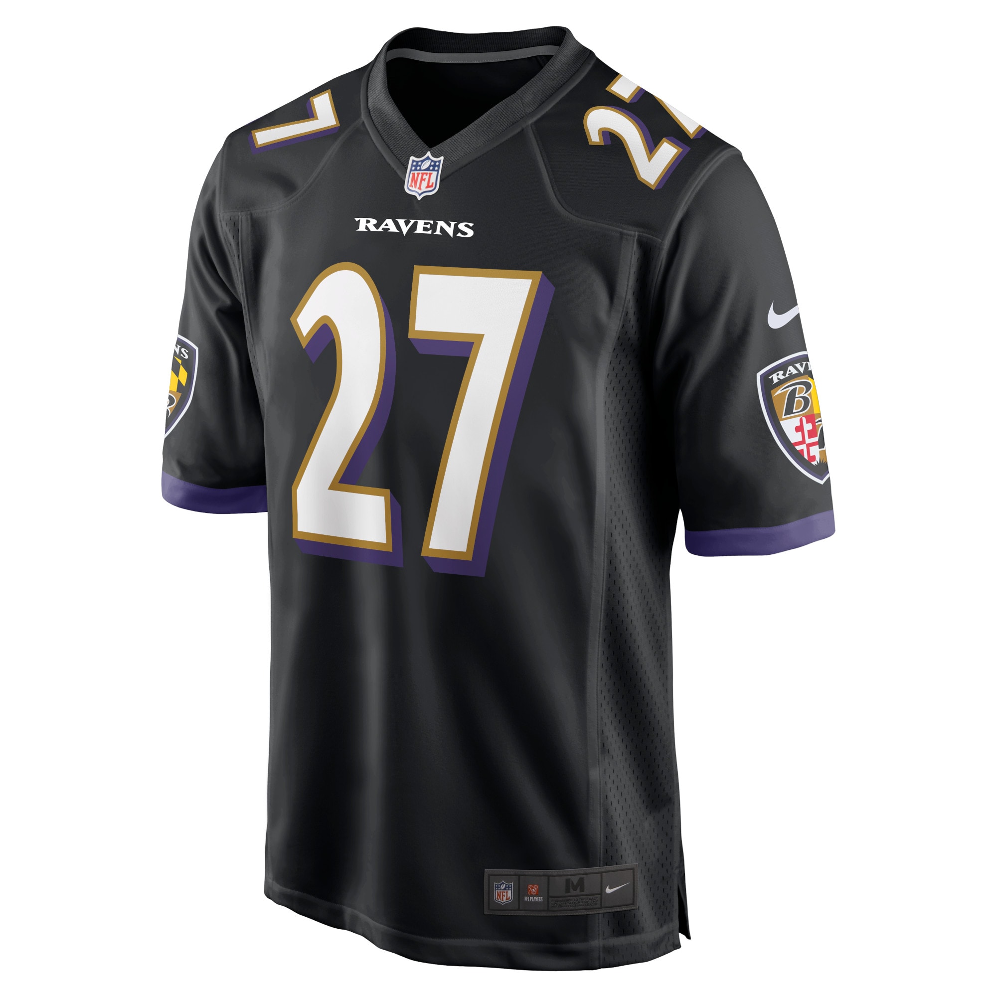 jk dobbins baltimore ravens nike alternate game jersey black clowdercats zuobi.jpg