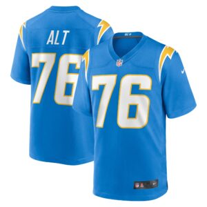 joe alt los angeles chargers nike player game jersey powder blue clowdercats d2ma3.jpg