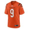 joe burrow cincinnati bengals nike alternate game jersey orange clowdercats r3gf2.jpg