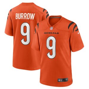 joe burrow cincinnati bengals nike alternate game jersey orange clowdercats yv5ie.jpg