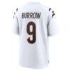 joe burrow cincinnati bengals nike game jersey white clowdercats rtxy9.jpg