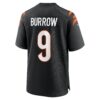 joe burrow cincinnati bengals nike player game jersey black clowdercats h0rjt.jpg