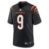 joe burrow cincinnati bengals nike player game jersey black clowdercats typei.jpg
