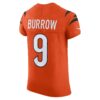 joe burrow cincinnati bengals nike vapor fuse elite jersey orange clowdercats pgunu.jpg