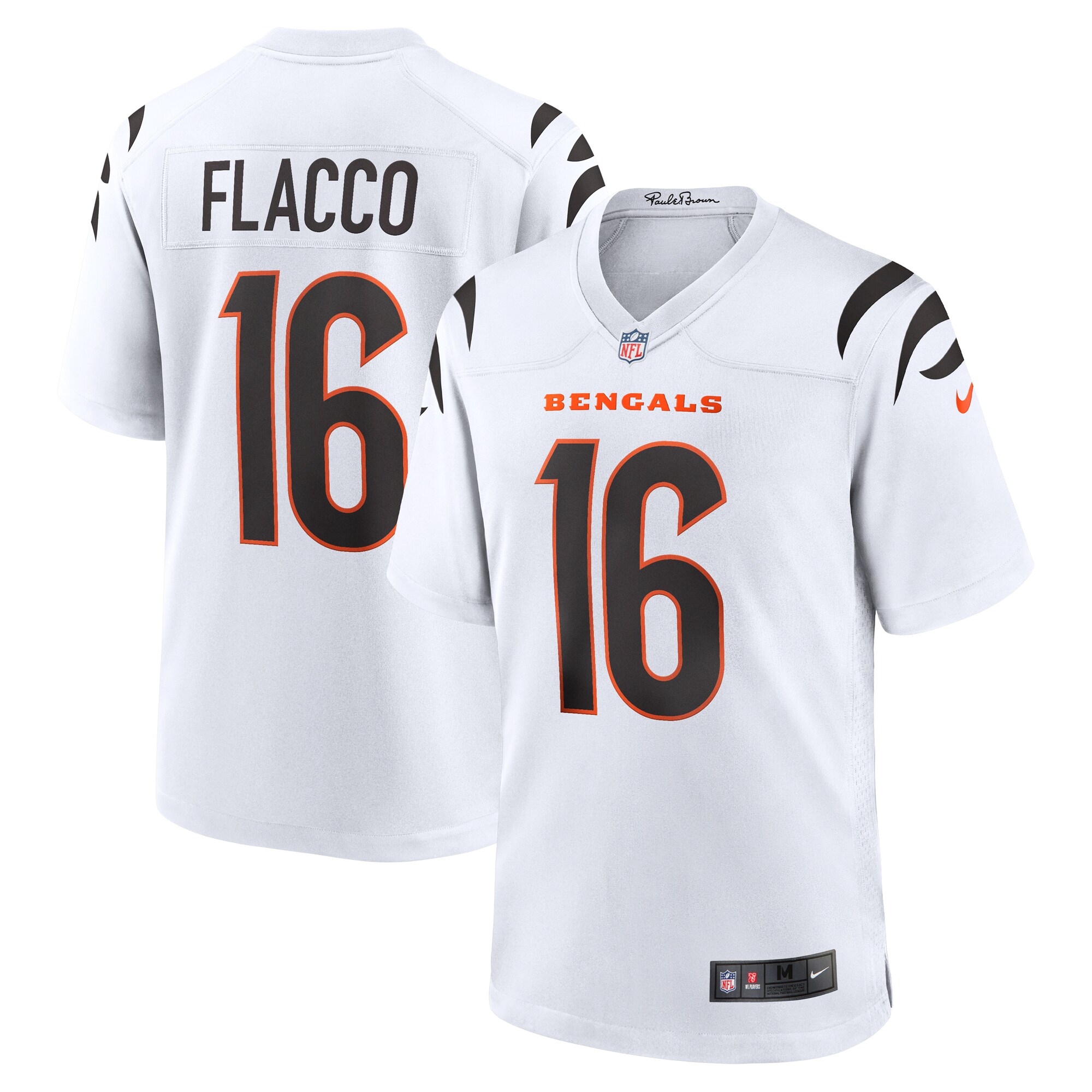 joe flacco cincinnati bengals nike game jersey white clowdercats 8zulr.jpg