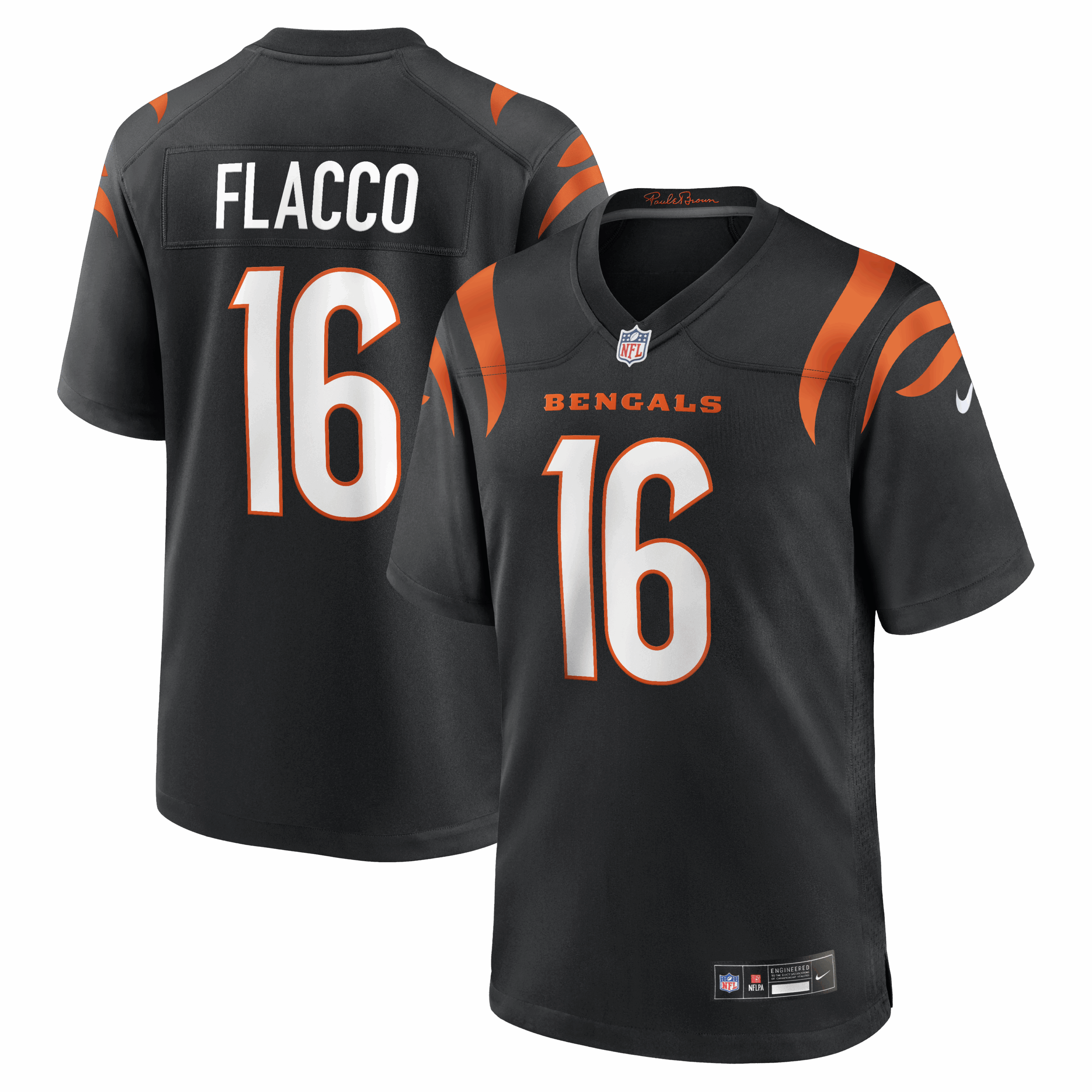 joe flacco cincinnati bengals nike team game jersey black clowdercats qlx2r.png