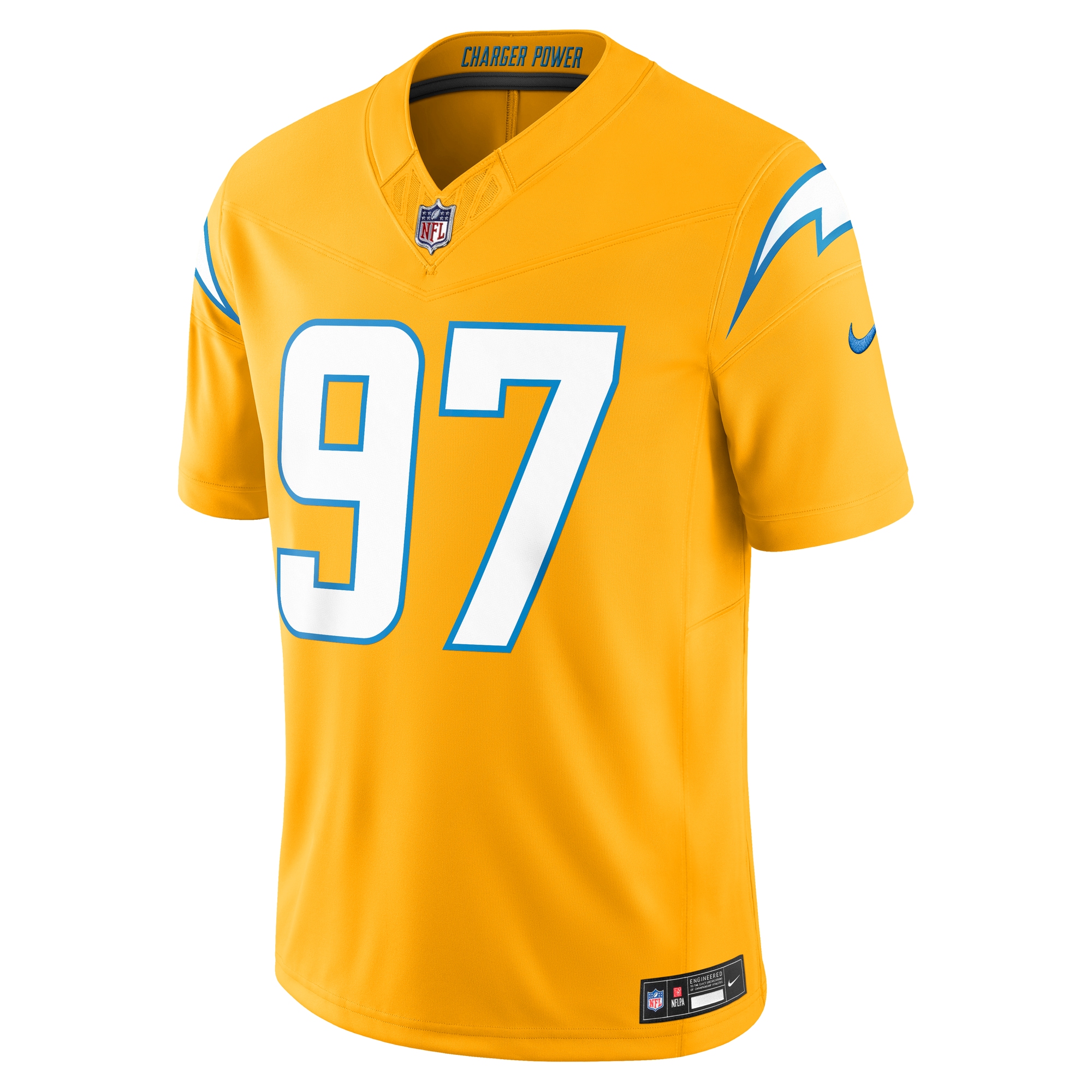 joey bosa los angeles chargers nike alternate charger power vapor fuse limited jersey gold clowdercats 208em.jpg