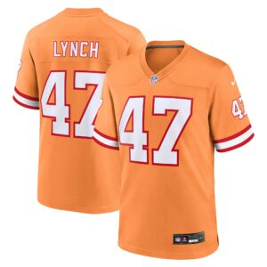 john lynch tampa bay buccaneers nike throwback game jersey orange clowdercats c5bqm.jpg